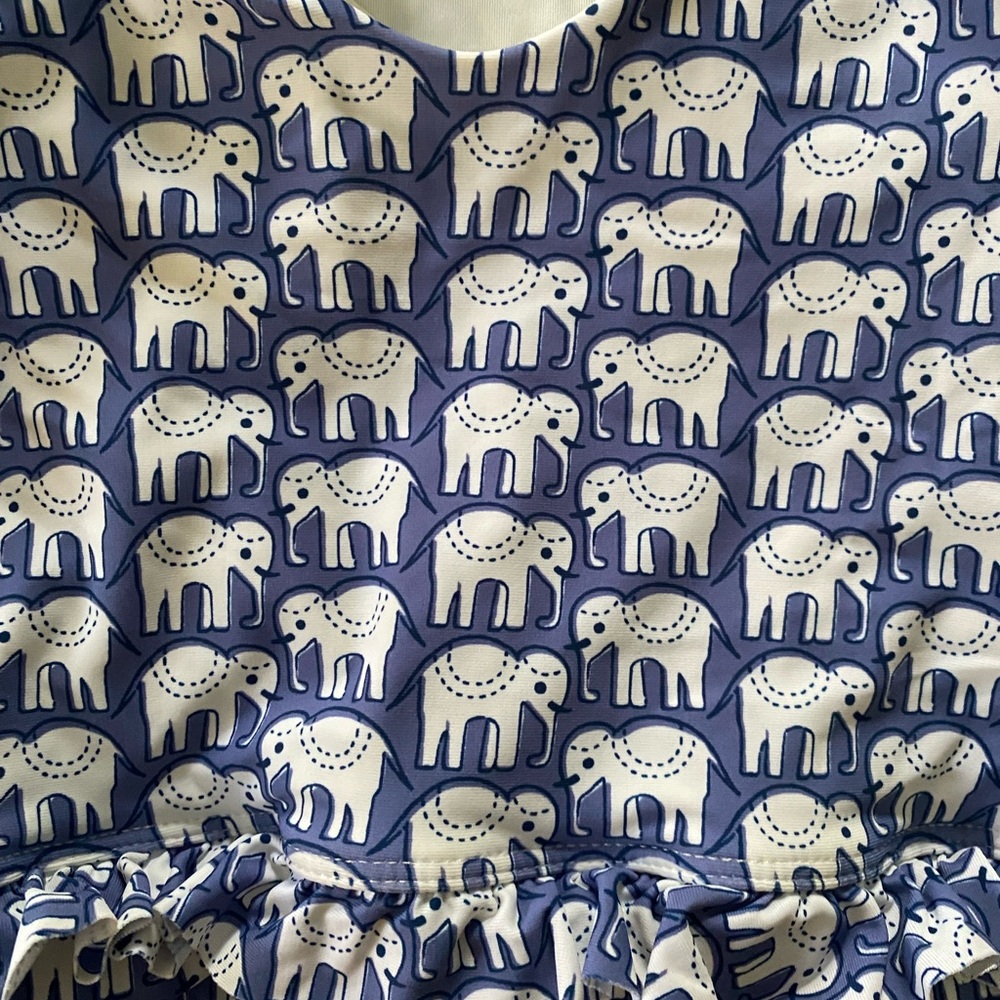 Roller Rabbit Elephant Print Swim Set - Picture 3 of 3